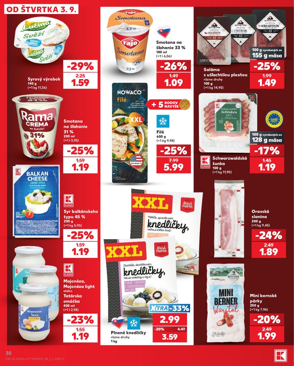 Kaufland catalog page 30 — 2026-09-03 to 2026-09-09