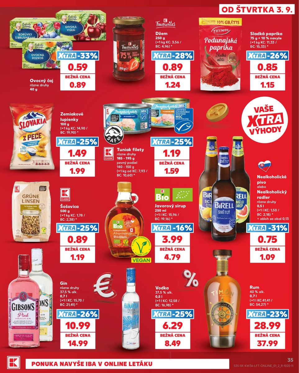 Kaufland catalog page 35 — 2026-09-03 to 2026-09-09