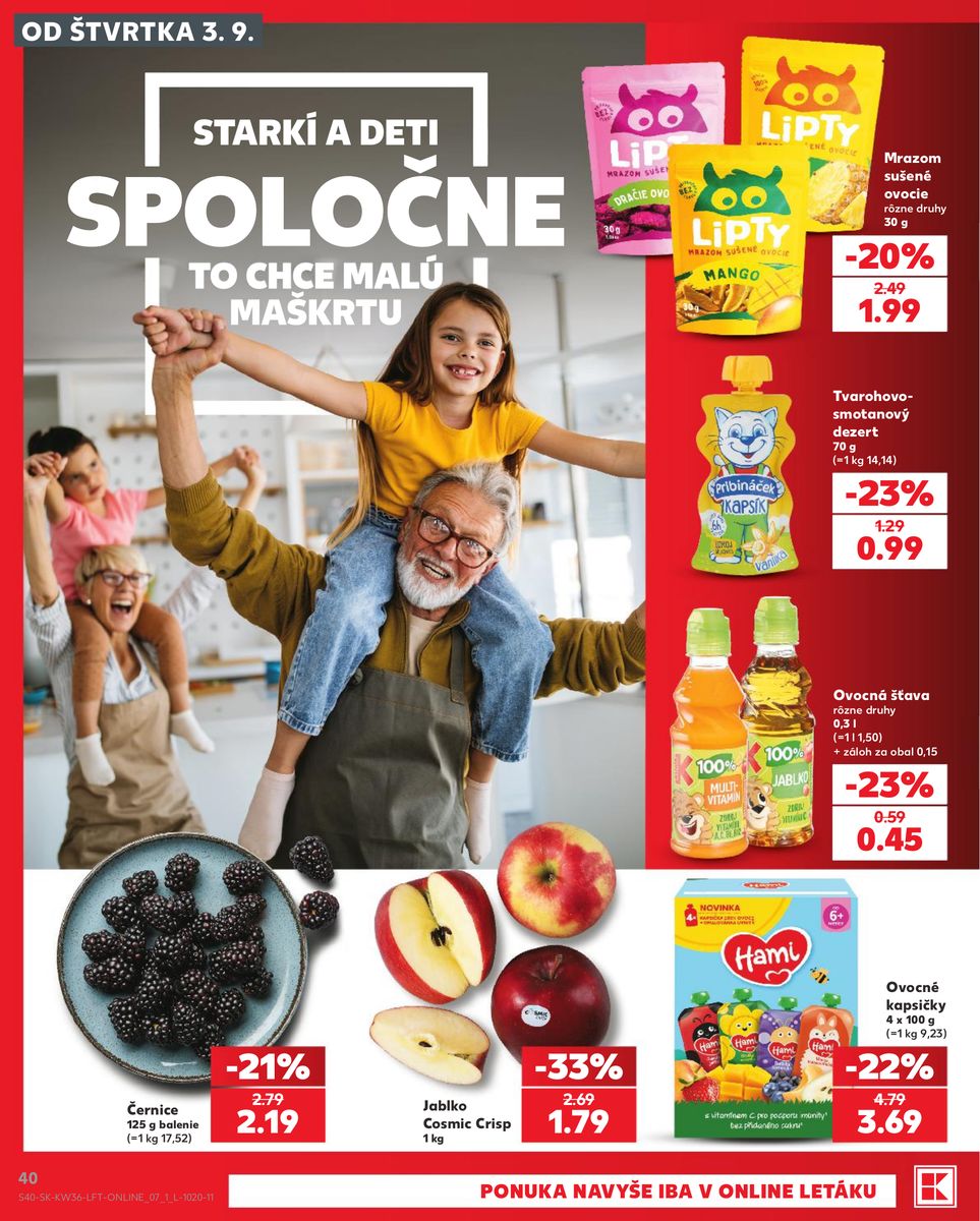 Kaufland catalog page 40 — 2026-09-03 to 2026-09-09
