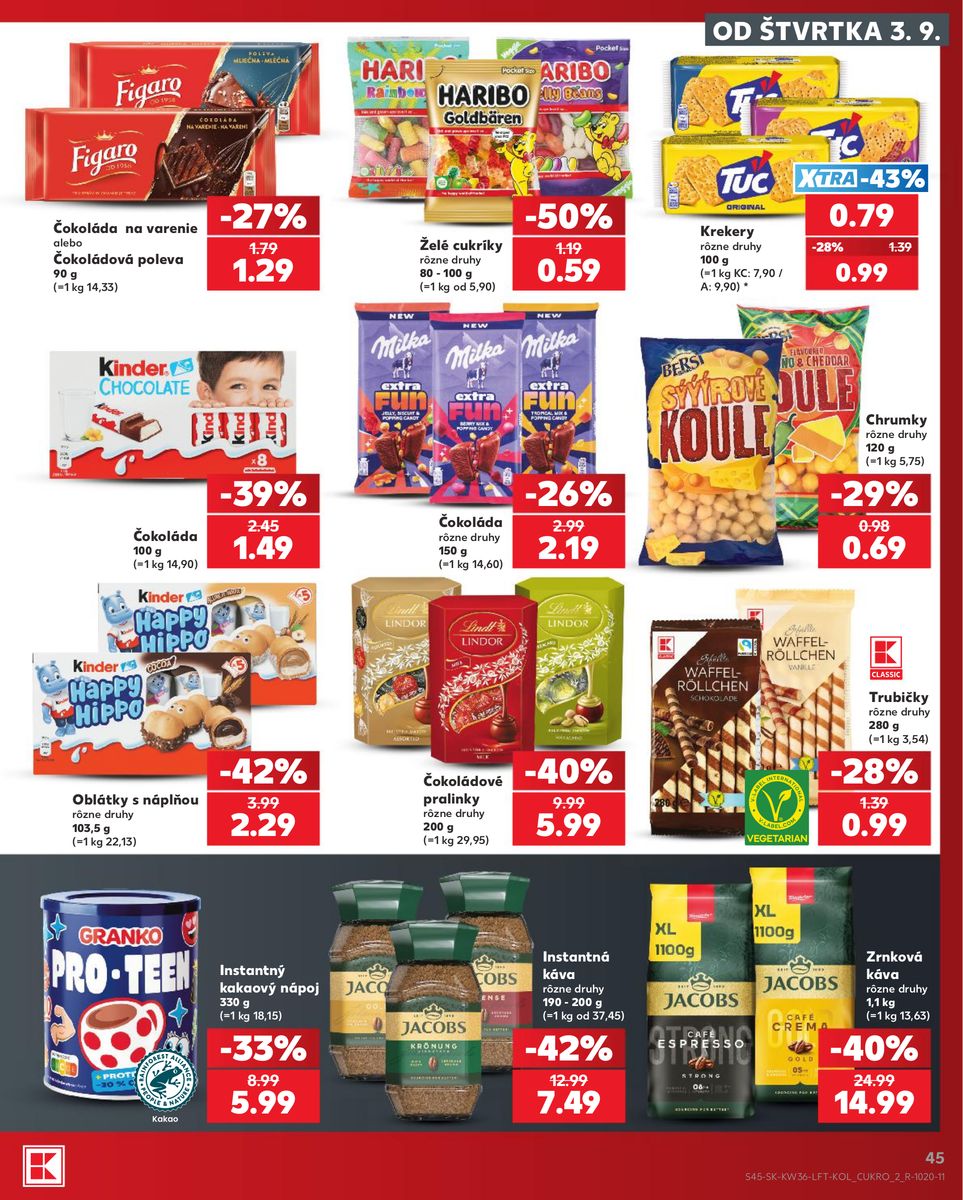 Kaufland catalog page 45 — 2026-09-03 to 2026-09-09