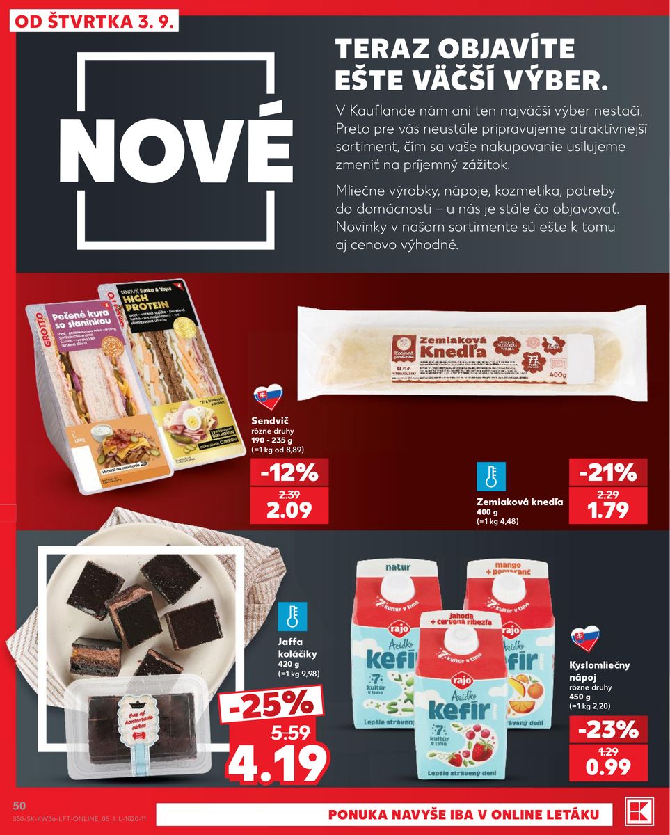 Kaufland catalog page 50 — 2026-09-03 to 2026-09-09