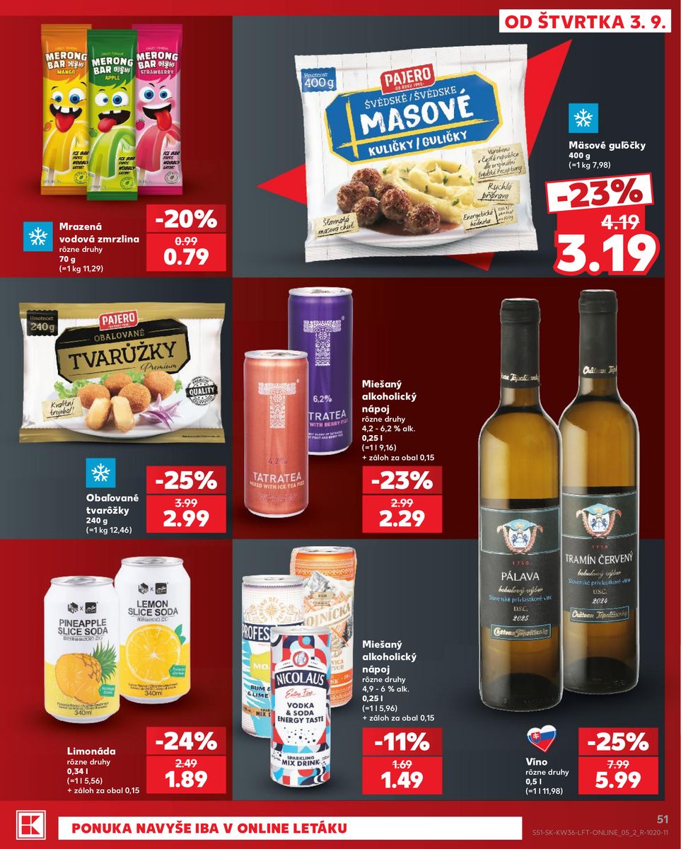 Kaufland catalog page 51 — 2026-09-03 to 2026-09-09