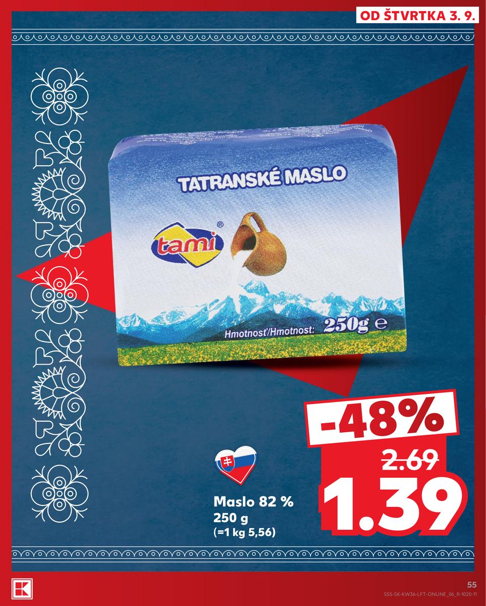 Kaufland catalog page 55 — 2026-09-03 to 2026-09-09