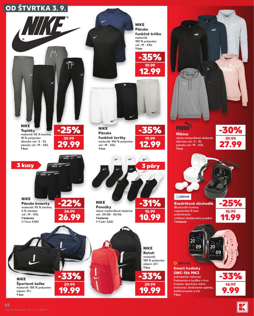 Kaufland catalog page 68 — 2026-09-03 to 2026-09-09
