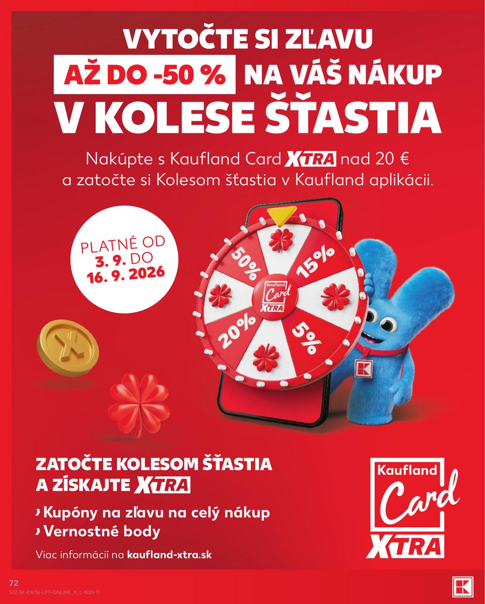 Kaufland catalog page 72 — 2026-09-03 to 2026-09-09