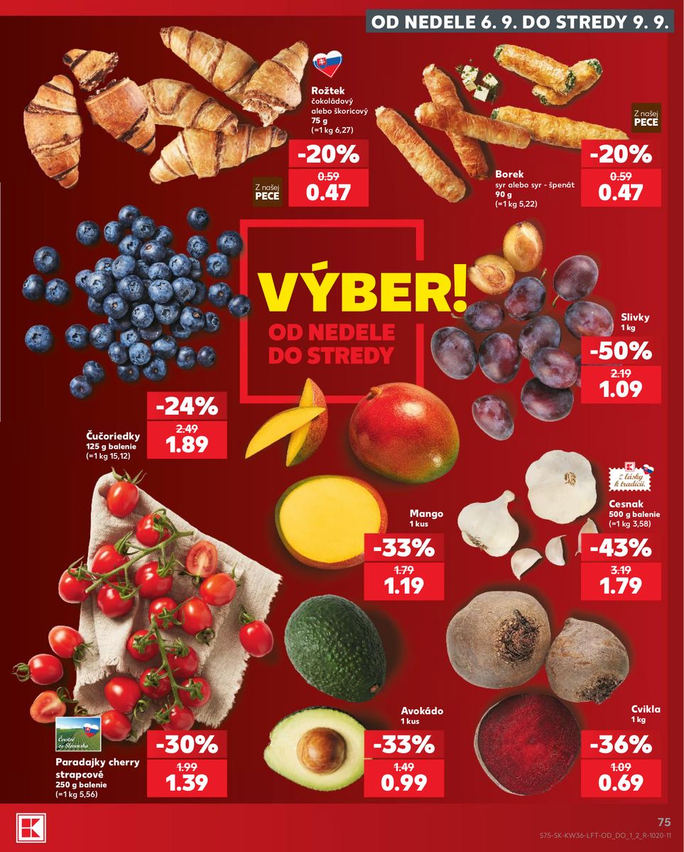 Kaufland catalog page 75 — 2026-09-03 to 2026-09-09