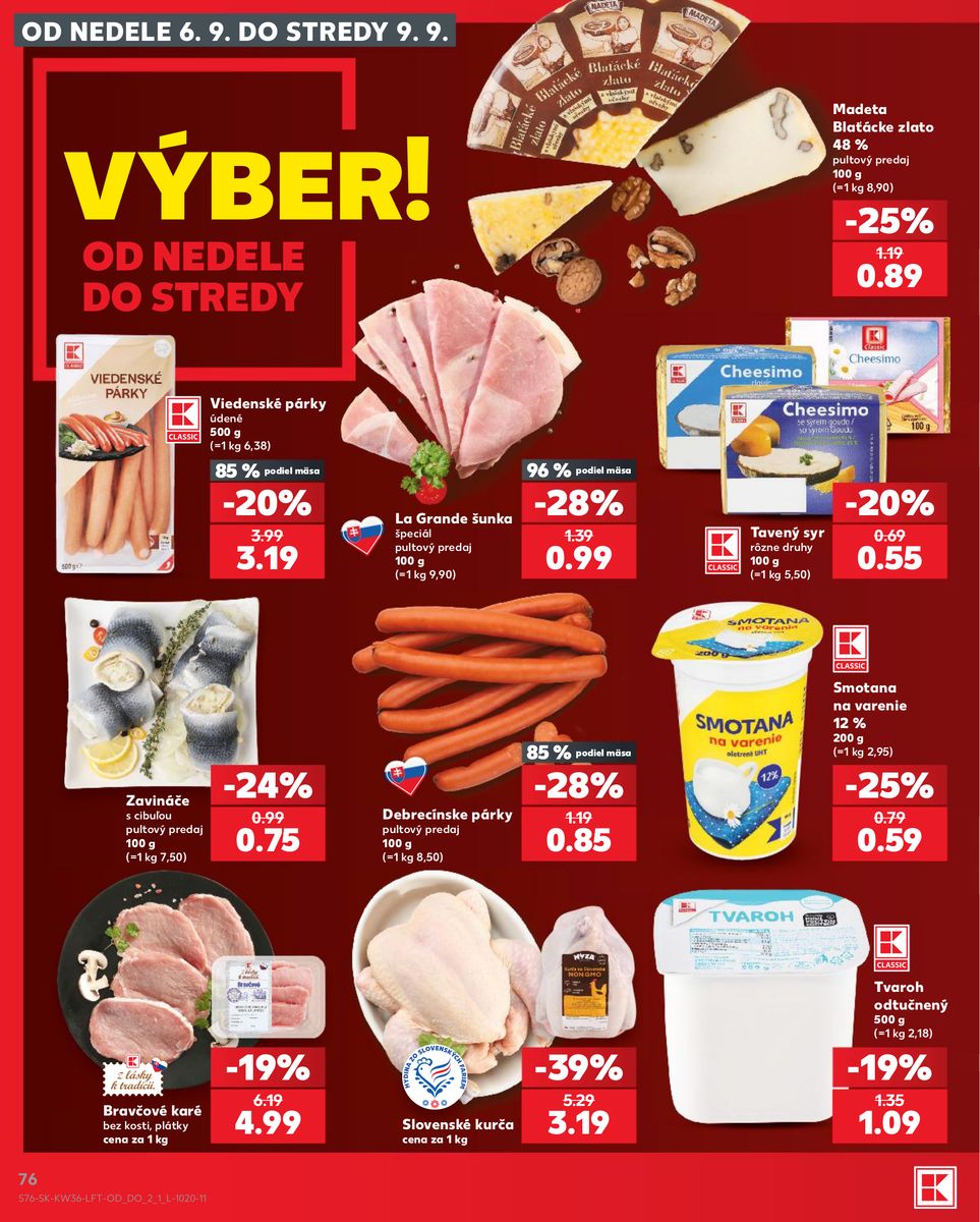 Kaufland catalog page 76 — 2026-09-03 to 2026-09-09