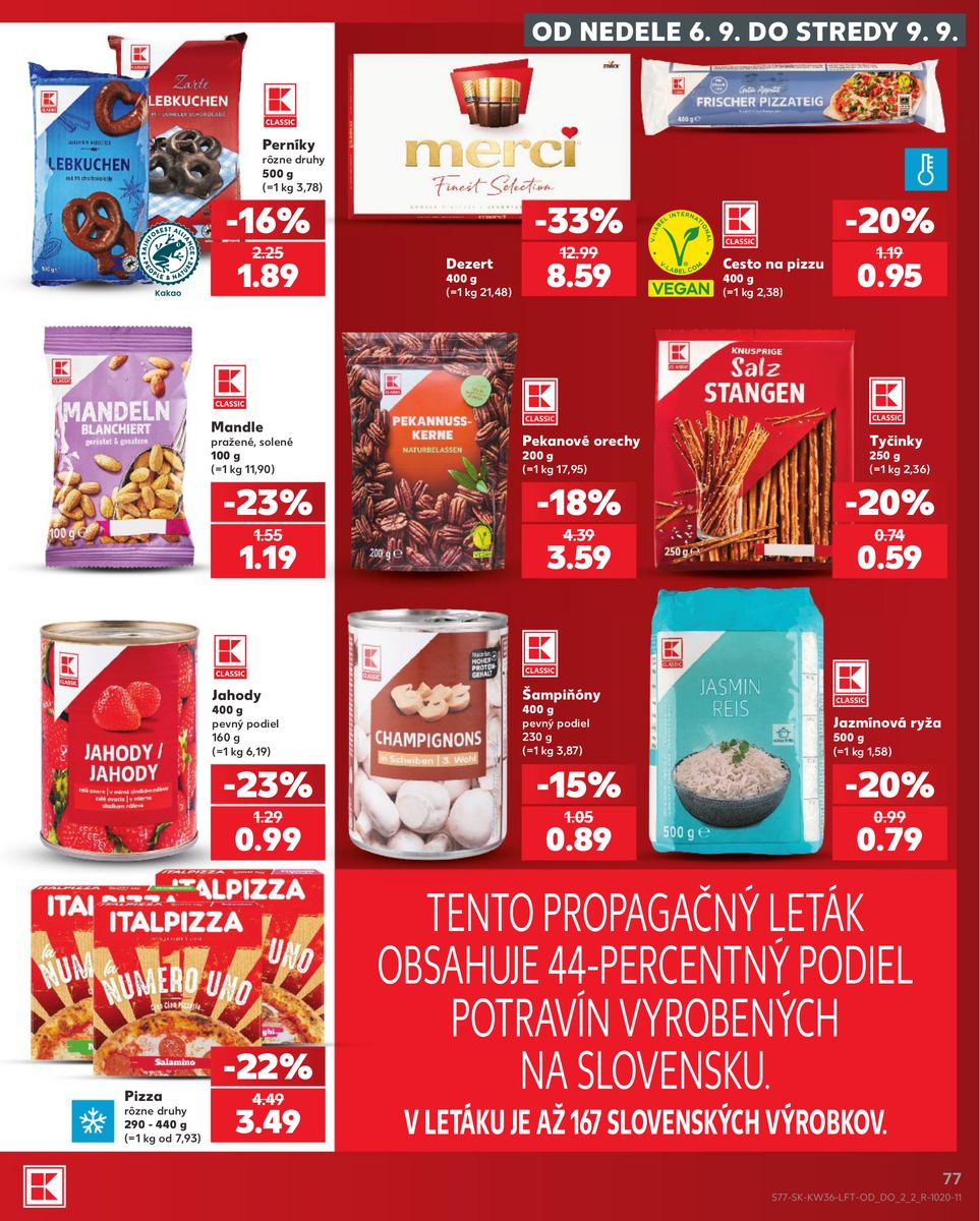 Kaufland catalog page 77 — 2026-09-03 to 2026-09-09