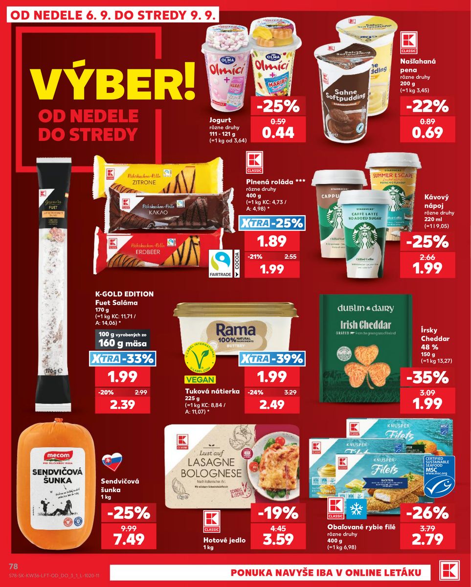 Kaufland catalog page 78 — 2026-09-03 to 2026-09-09