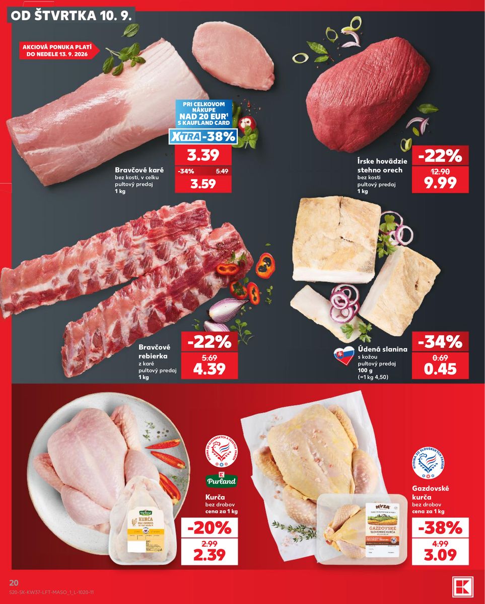 Kaufland catalog page 20 — 2026-09-10 to 2026-09-16