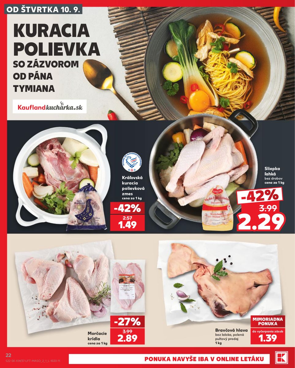 Kaufland catalog page 22 — 2026-09-10 to 2026-09-16
