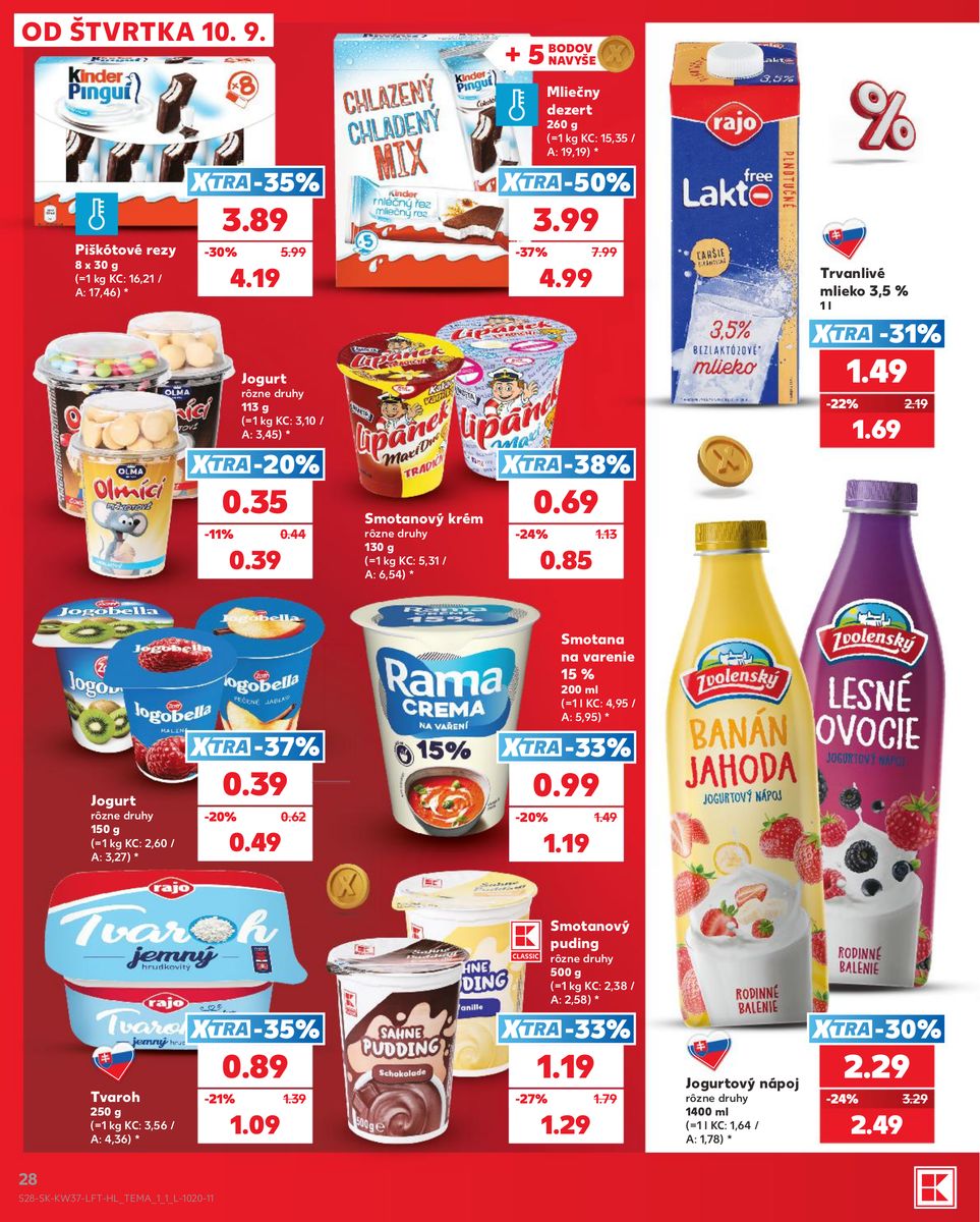 Kaufland catalog page 28 — 2026-09-10 to 2026-09-16