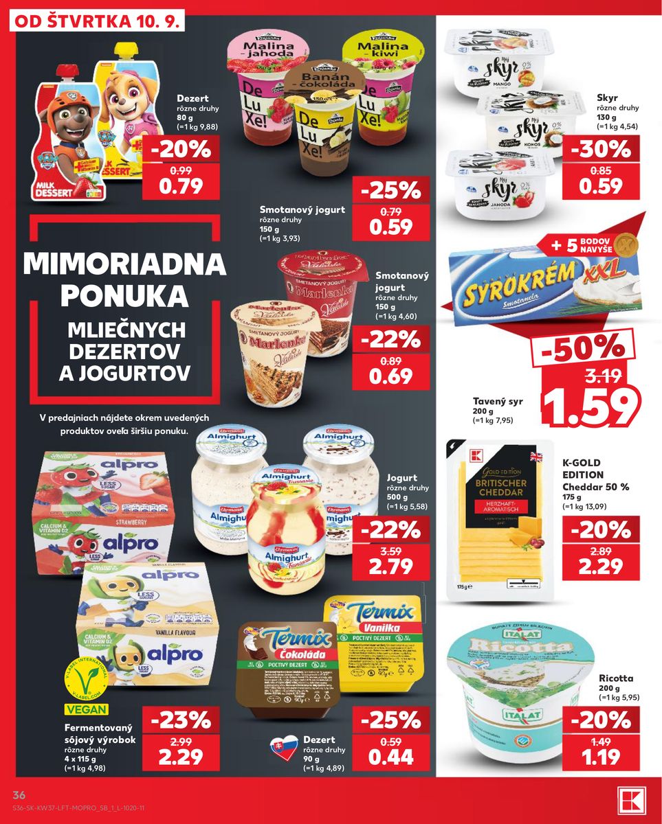 Kaufland catalog page 36 — 2026-09-10 to 2026-09-16