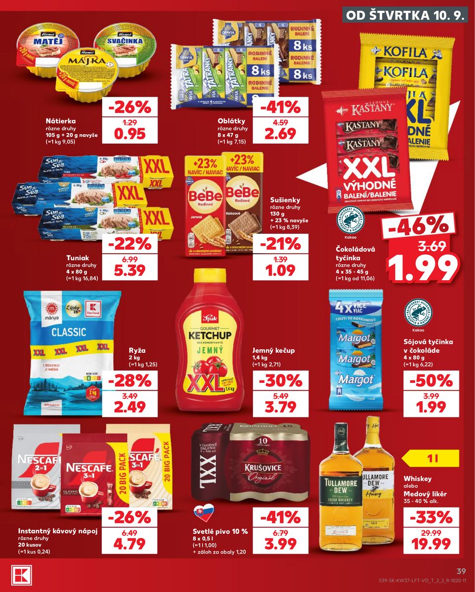 Kaufland catalog page 39 — 2026-09-10 to 2026-09-16