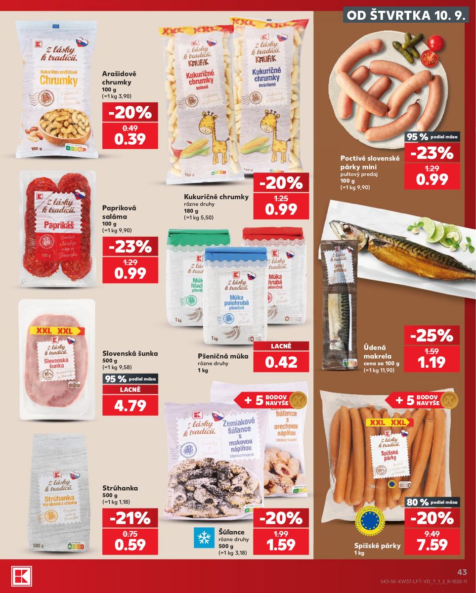 Kaufland catalog page 43 — 2026-09-10 to 2026-09-16