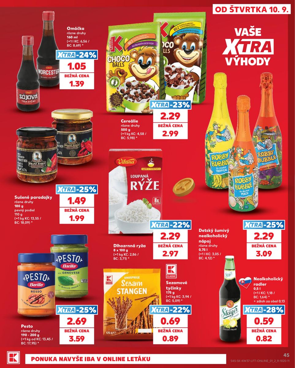 Kaufland catalog page 45 — 2026-09-10 to 2026-09-16