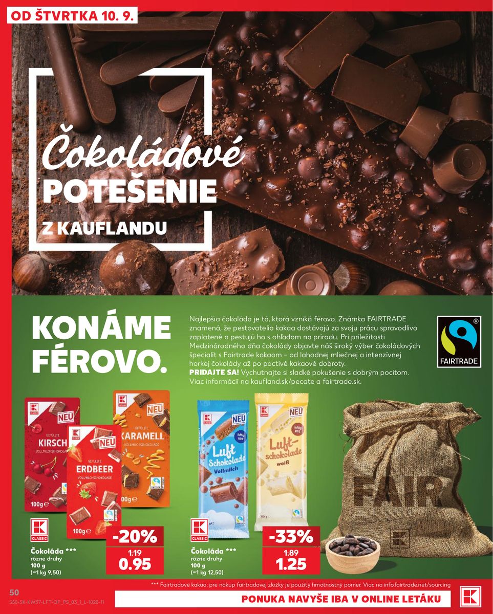 Kaufland catalog page 50 — 2026-09-10 to 2026-09-16