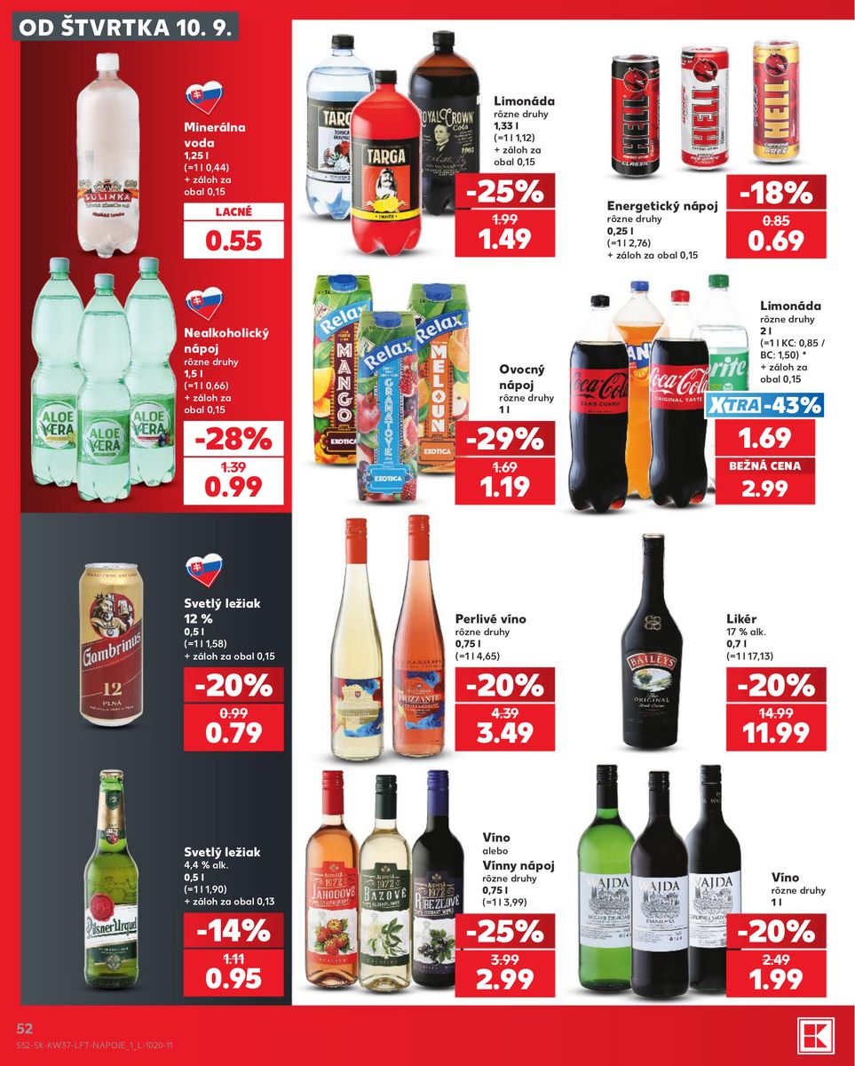 Kaufland catalog page 52 — 2026-09-10 to 2026-09-16