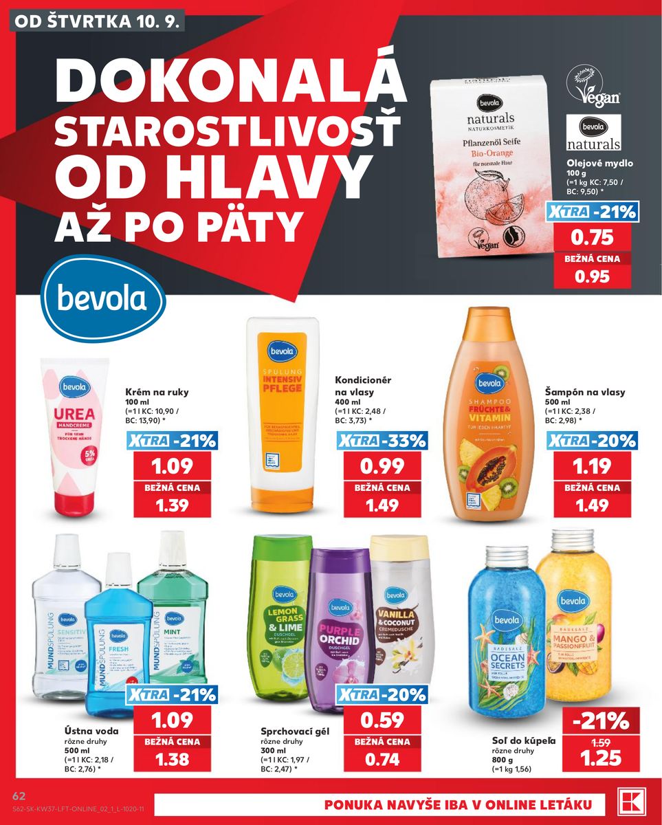 Kaufland catalog page 62 — 2026-09-10 to 2026-09-16