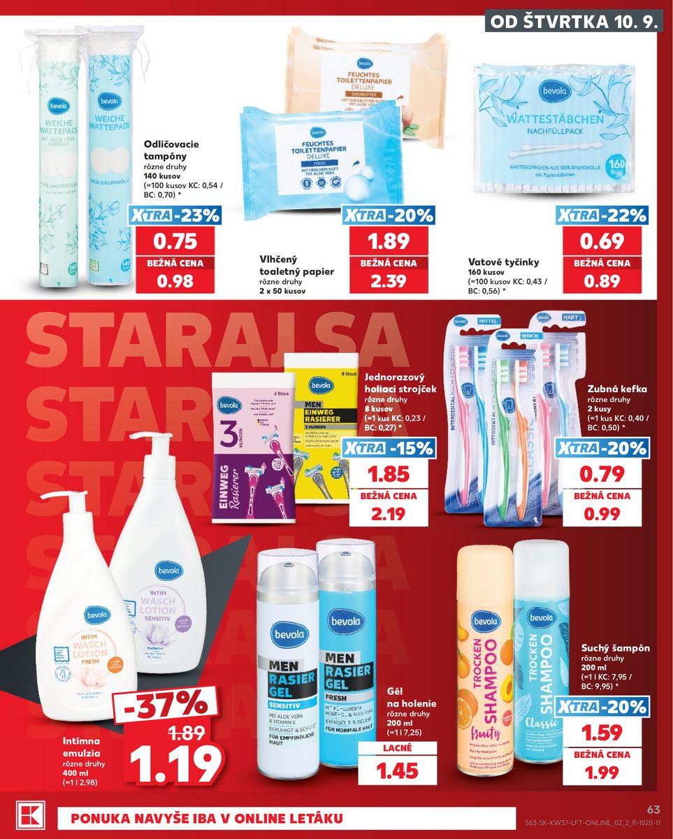 Kaufland catalog page 63 — 2026-09-10 to 2026-09-16