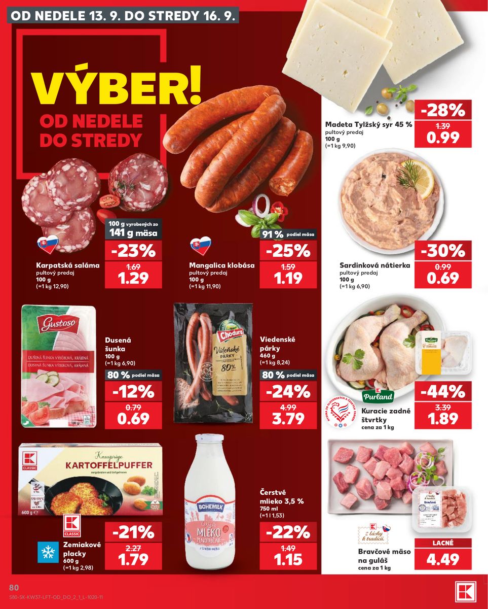 Kaufland catalog page 80 — 2026-09-10 to 2026-09-16