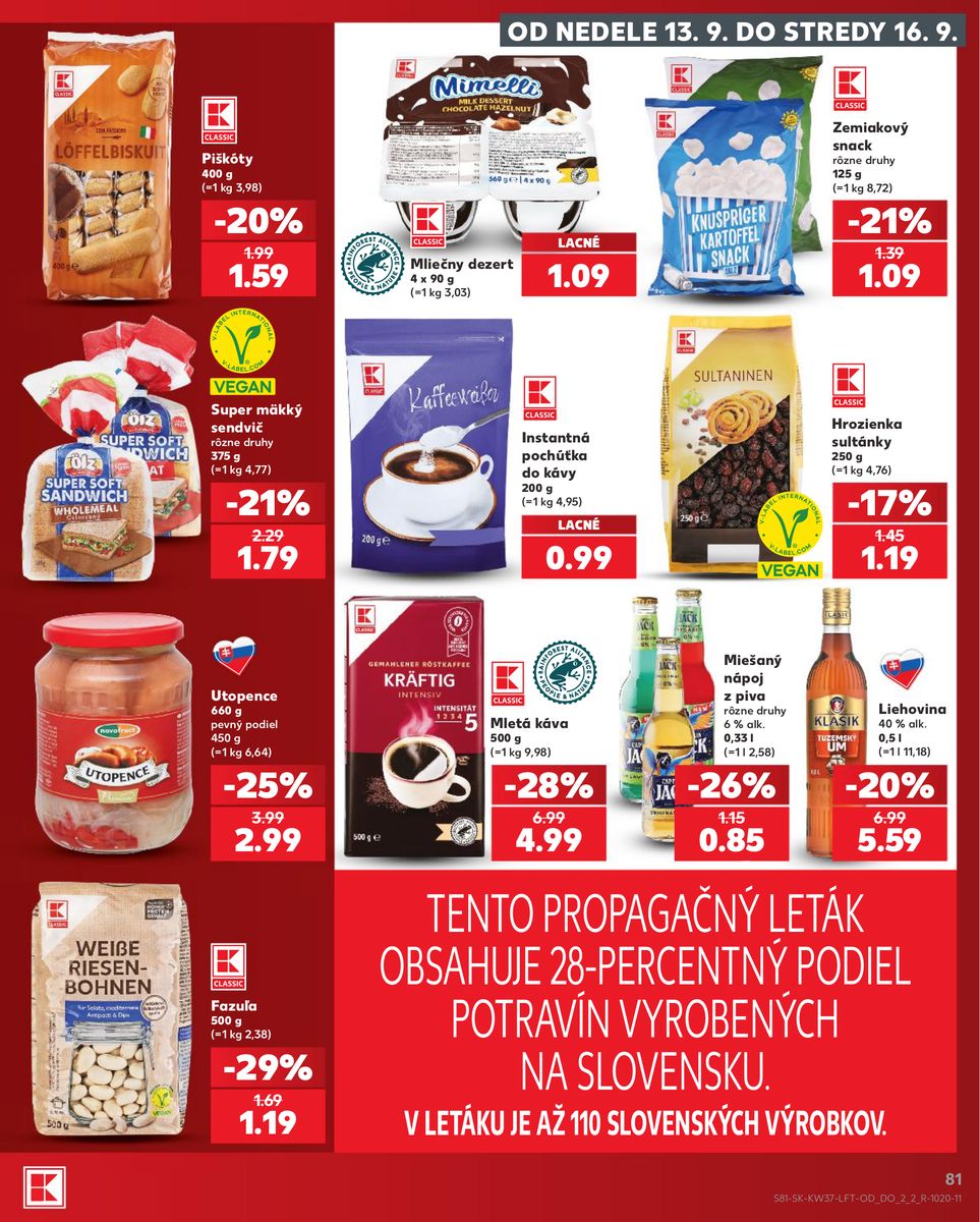 Kaufland catalog page 81 — 2026-09-10 to 2026-09-16