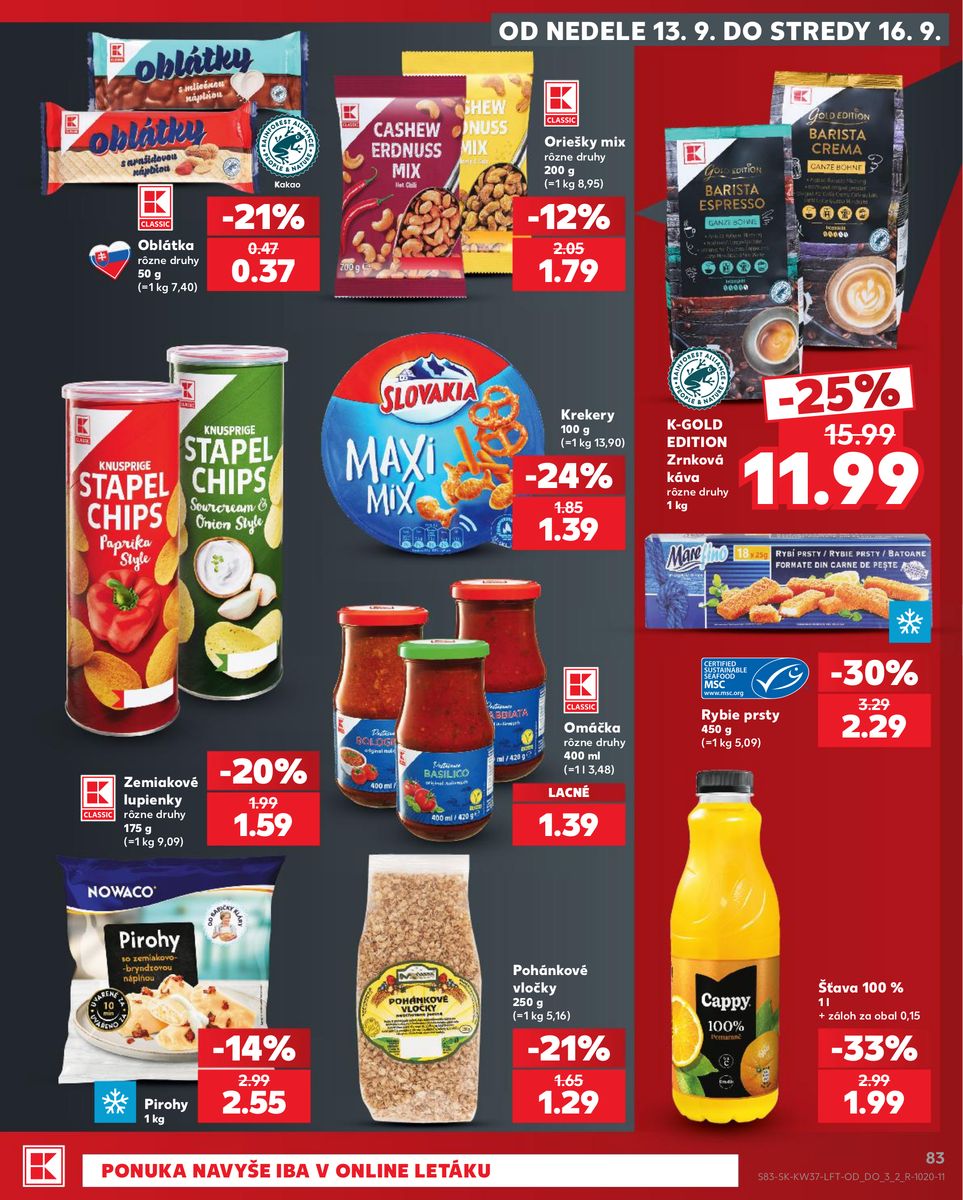 Kaufland catalog page 83 — 2026-09-10 to 2026-09-16