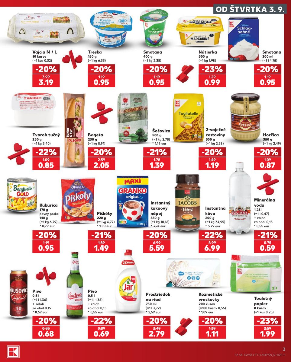 Kaufland catalog page 3 — 2026-09-17 to 2026-09-23
