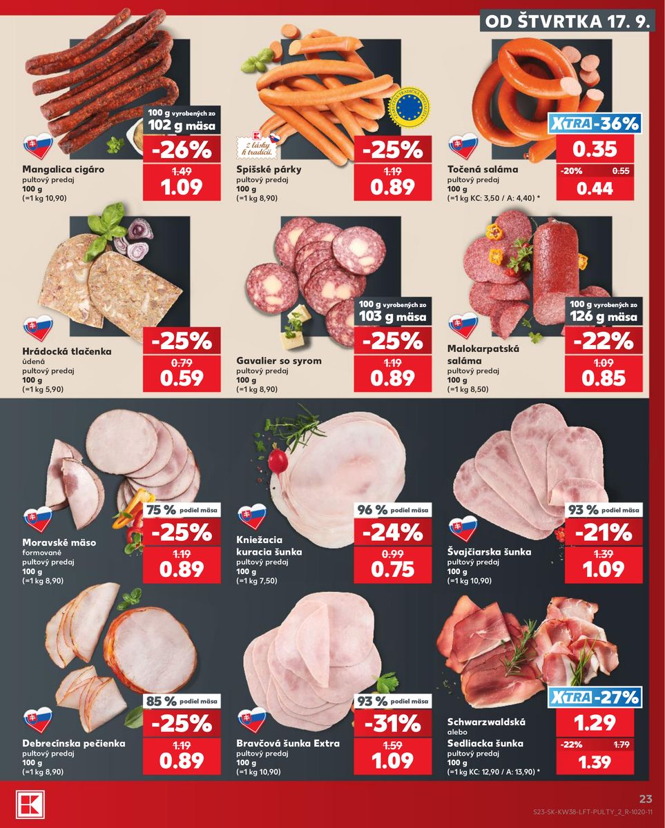 Kaufland catalog page 23 — 2026-09-17 to 2026-09-23