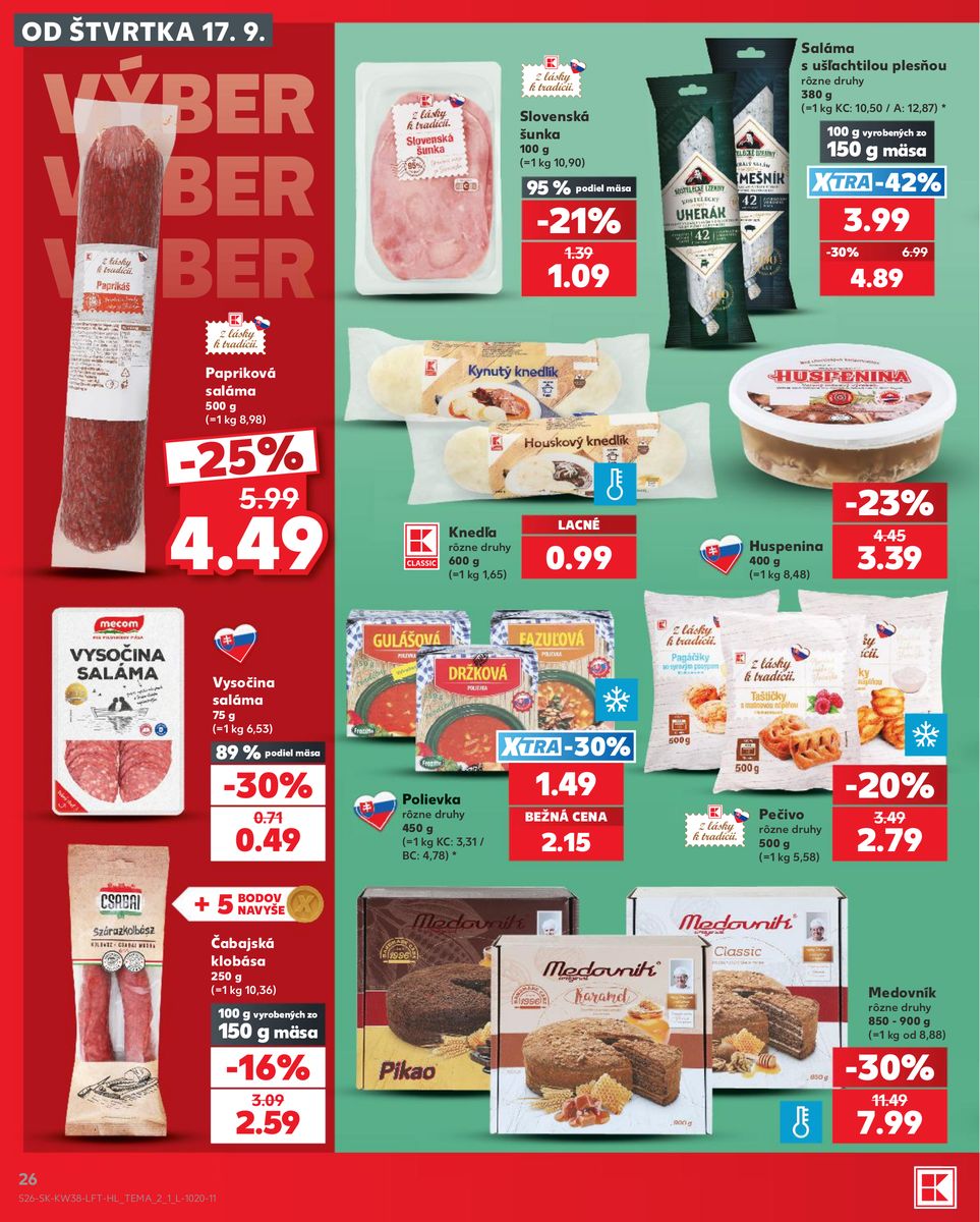 Kaufland catalog page 26 — 2026-09-17 to 2026-09-23