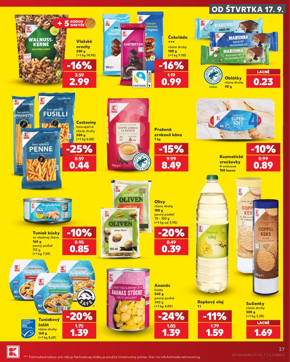 Kaufland catalog page 37 — 2026-09-17 to 2026-09-23