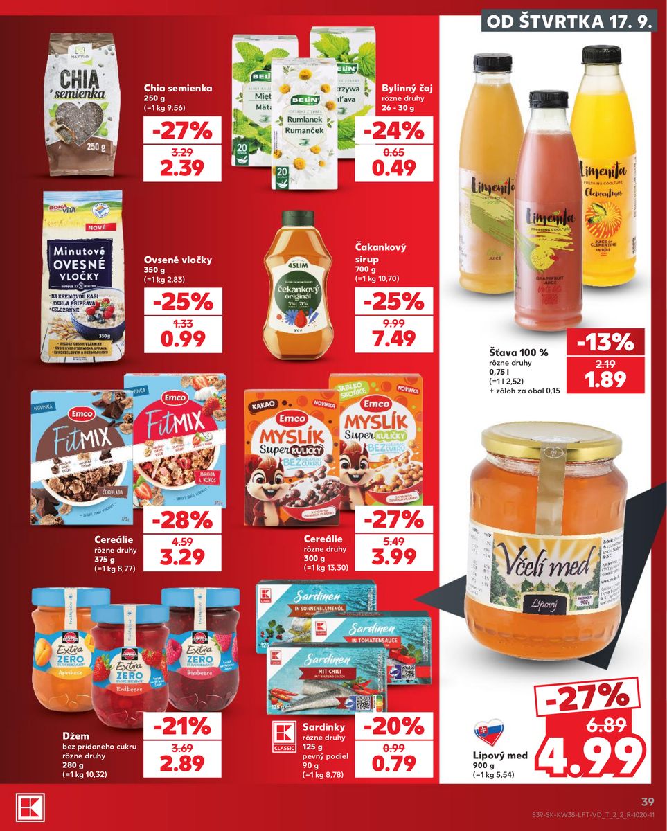 Kaufland catalog page 39 — 2026-09-17 to 2026-09-23