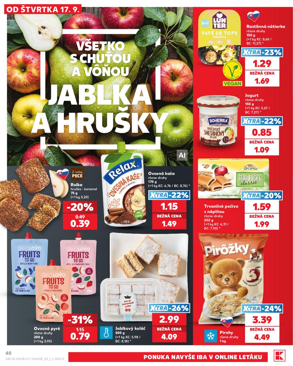 Kaufland catalog page 40 — 2026-09-17 to 2026-09-23