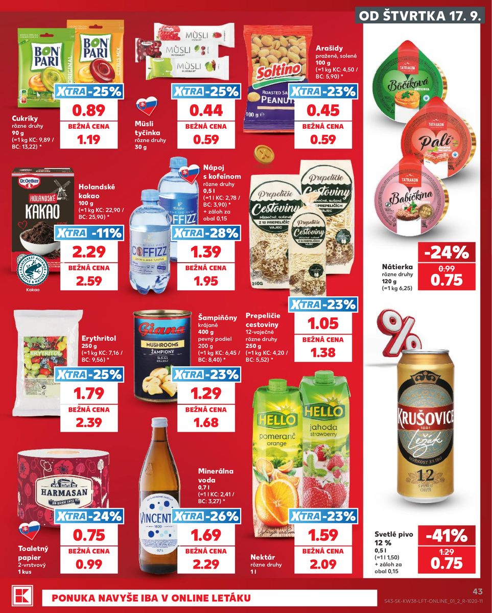 Kaufland catalog page 43 — 2026-09-17 to 2026-09-23