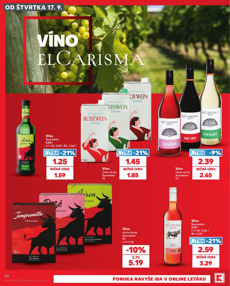 Kaufland catalog page 50 — 2026-09-17 to 2026-09-23