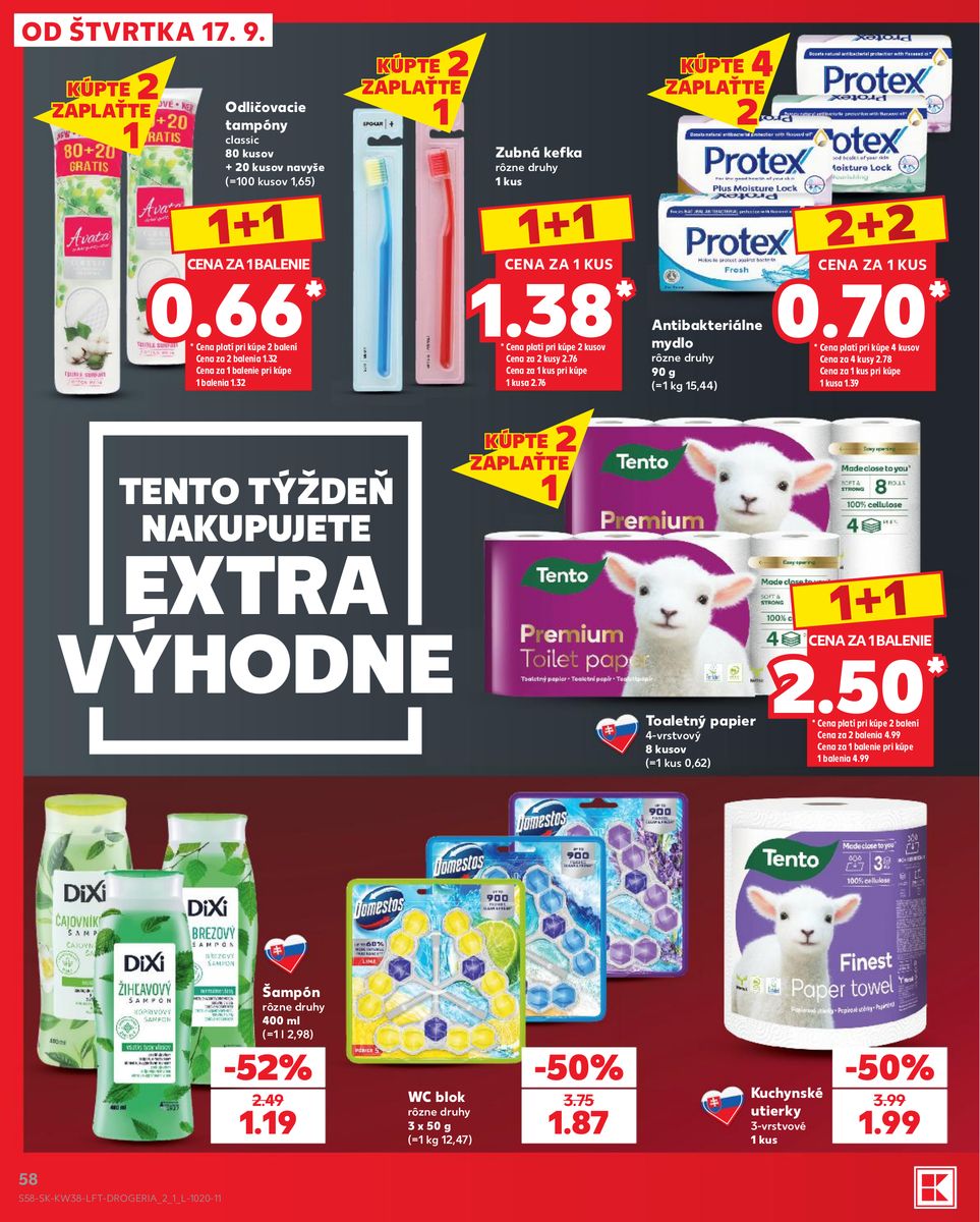Kaufland catalog page 58 — 2026-09-17 to 2026-09-23