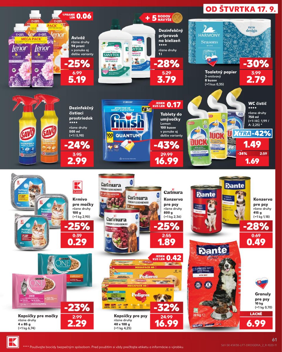 Kaufland catalog page 61 — 2026-09-17 to 2026-09-23