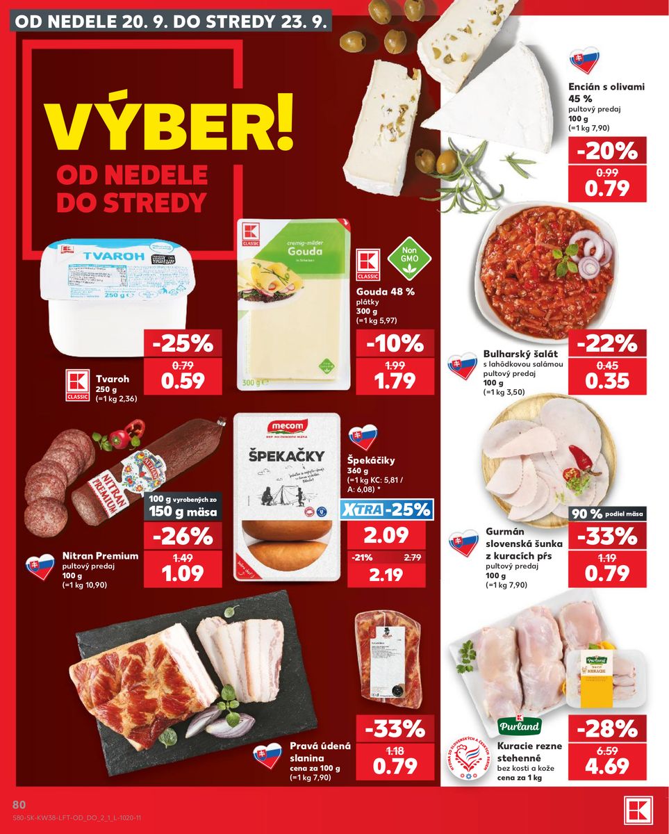 Kaufland catalog page 80 — 2026-09-17 to 2026-09-23