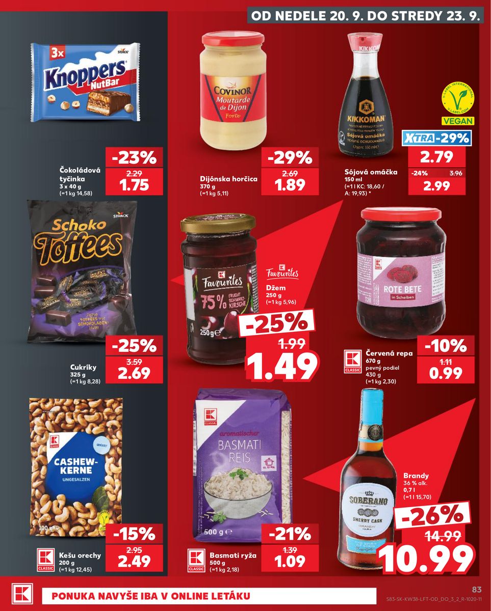 Kaufland catalog page 83 — 2026-09-17 to 2026-09-23