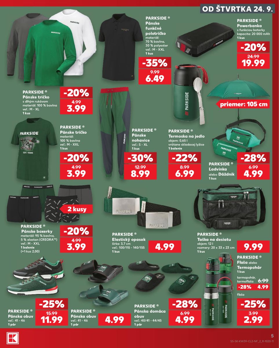 Kaufland catalog page 5 — 2026-09-24 to 2026-09-30