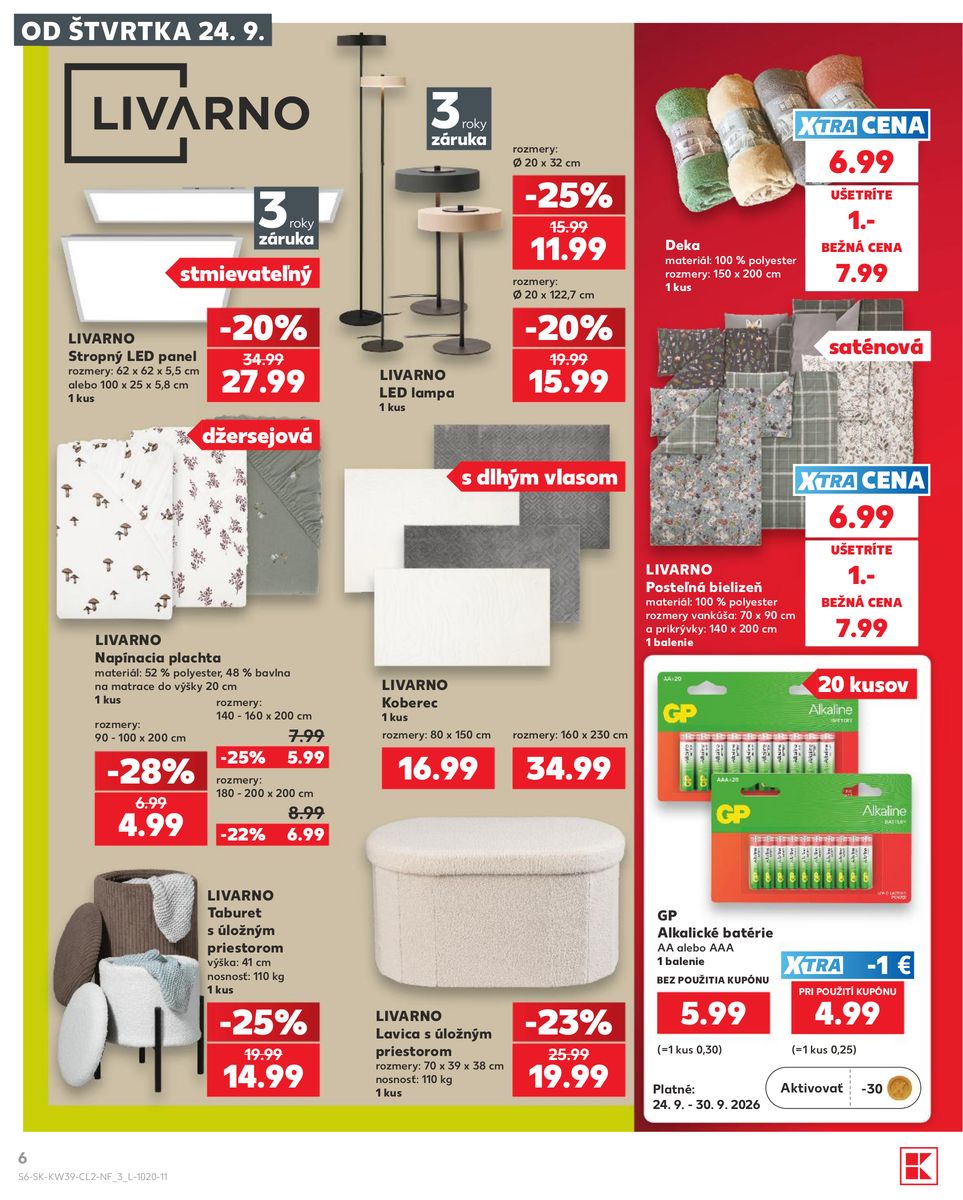 Kaufland catalog page 6 — 2026-09-24 to 2026-09-30