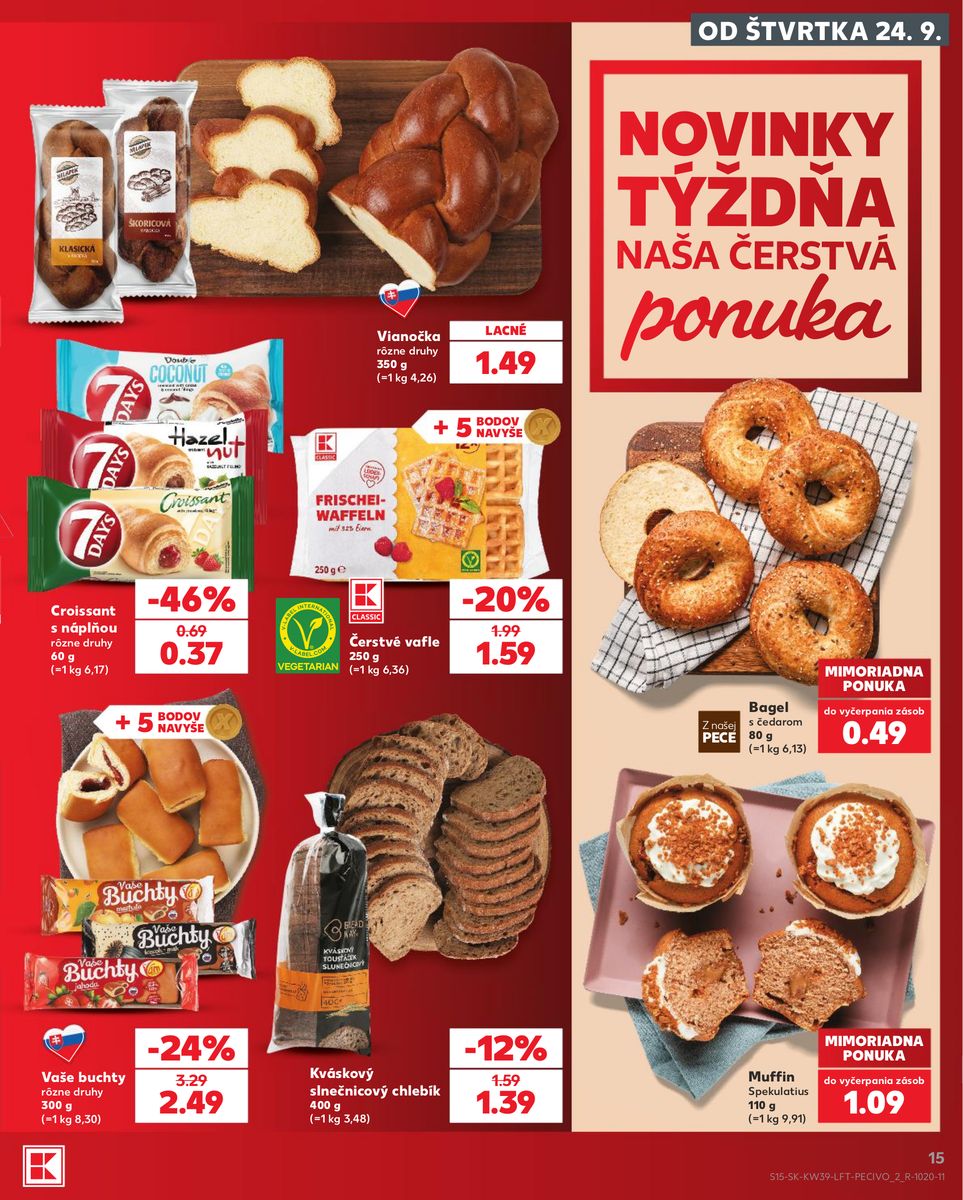 Kaufland catalog page 15 — 2026-09-24 to 2026-09-30
