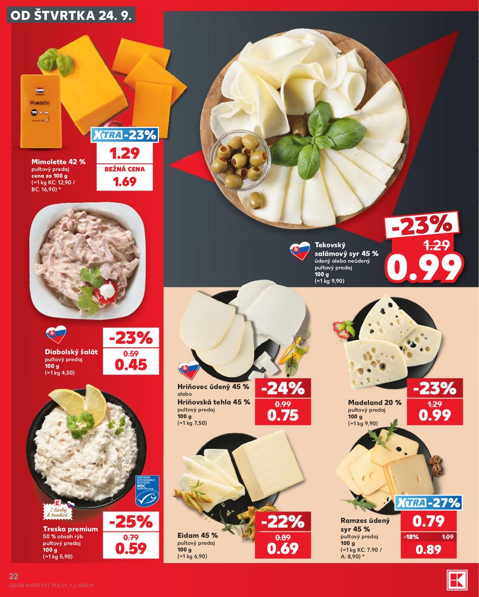 Kaufland catalog page 22 — 2026-09-24 to 2026-09-30