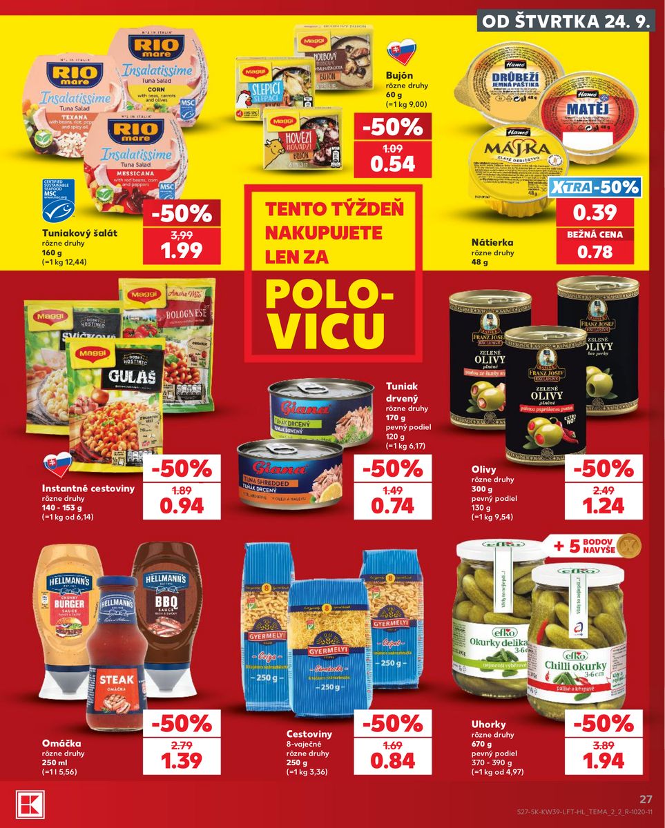 Kaufland catalog page 27 — 2026-09-24 to 2026-09-30