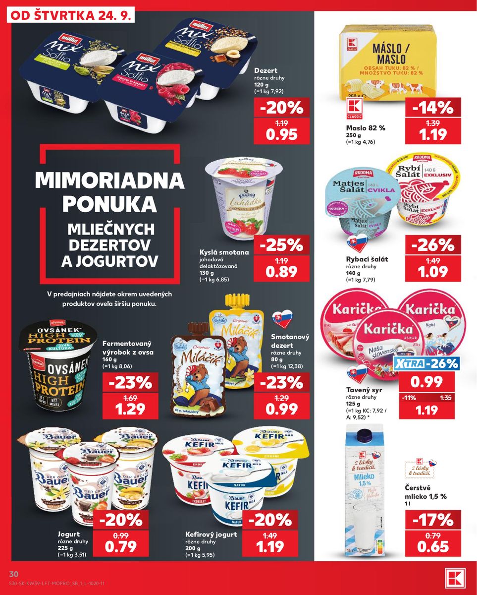 Kaufland catalog page 30 — 2026-09-24 to 2026-09-30