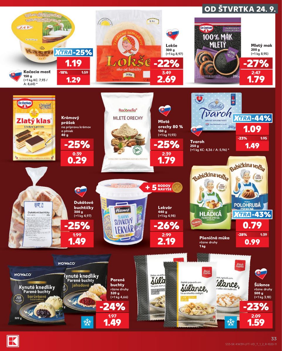 Kaufland catalog page 33 — 2026-09-24 to 2026-09-30