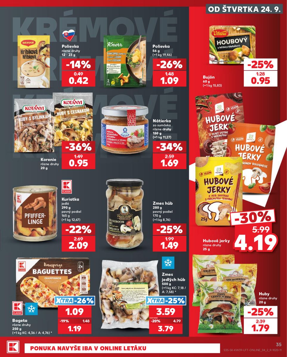Kaufland catalog page 35 — 2026-09-24 to 2026-09-30