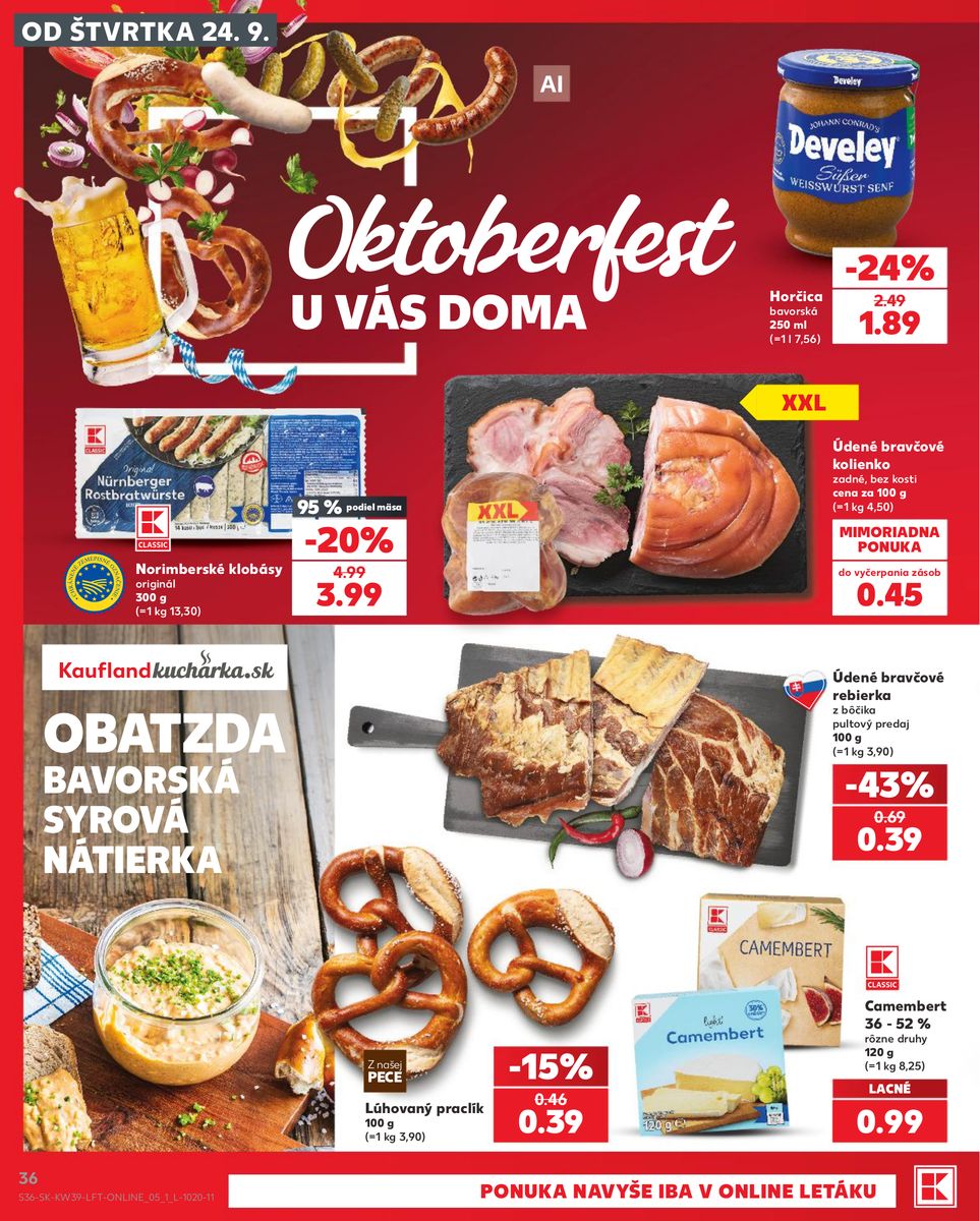 Kaufland catalog page 36 — 2026-09-24 to 2026-09-30
