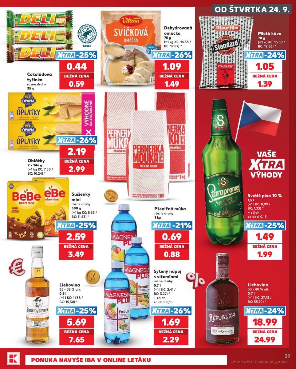 Kaufland catalog page 39 — 2026-09-24 to 2026-09-30