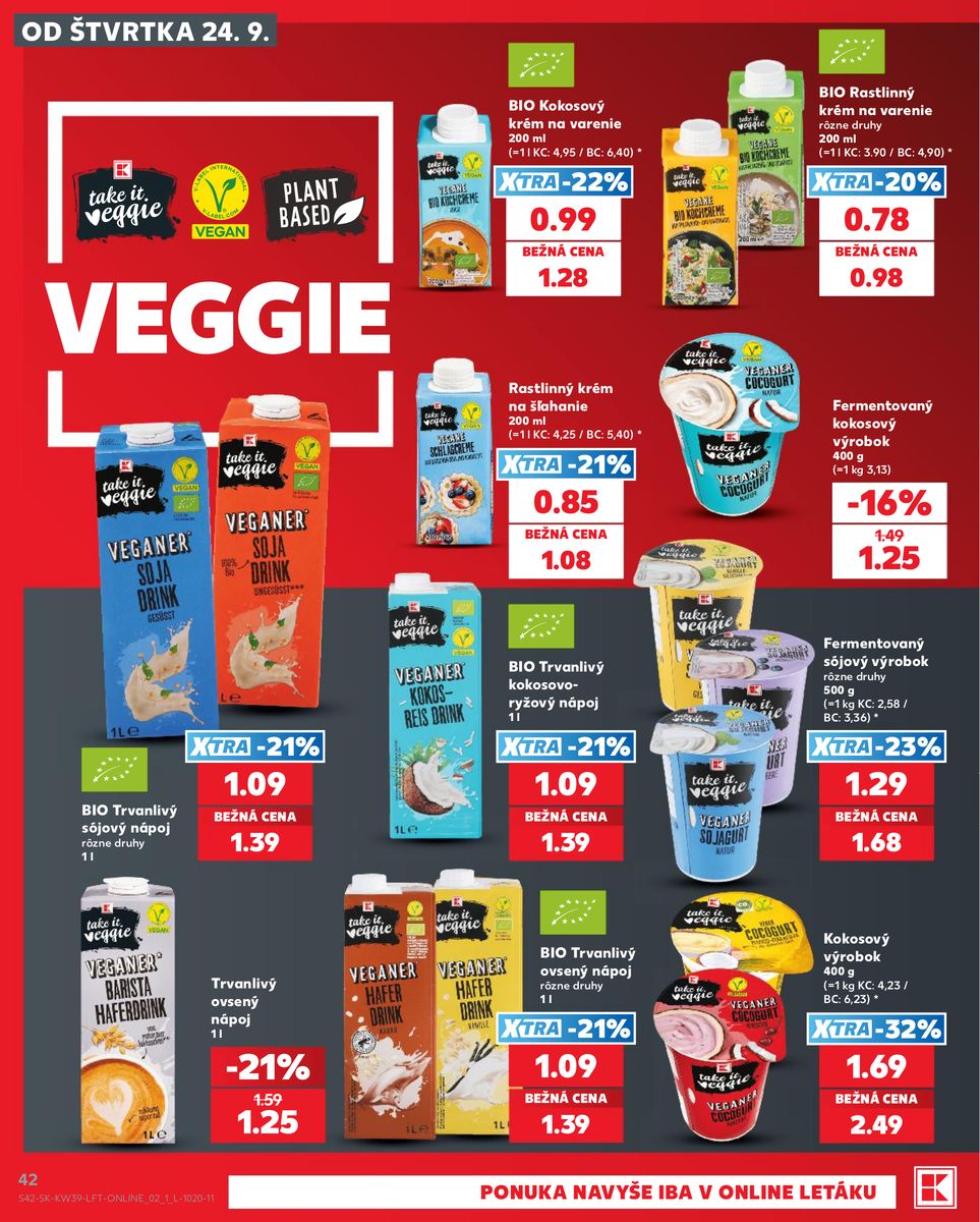 Kaufland catalog page 42 — 2026-09-24 to 2026-09-30